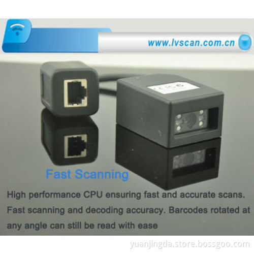 Laser Barcode Scanner Software with Sealing Cover, 5V Voltage, IP54